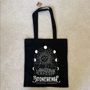 Black tote bag